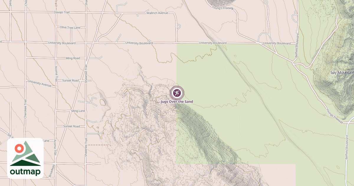 Map of Jugs Over the Sand