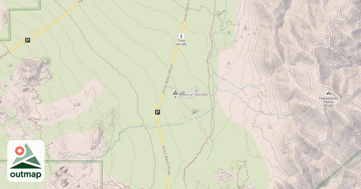 Map of Bonny's Boo-Boo