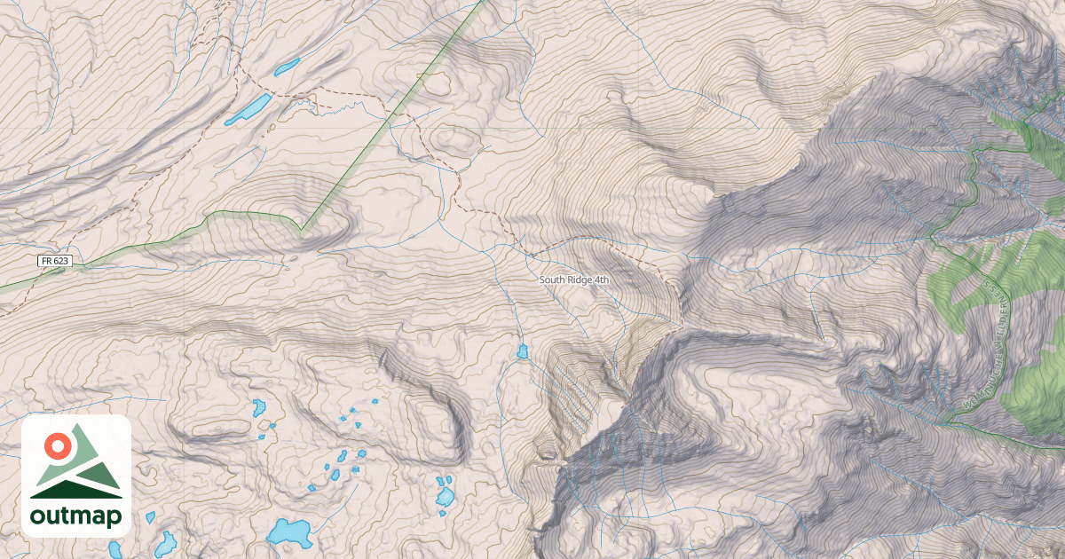 Map of South Ridge