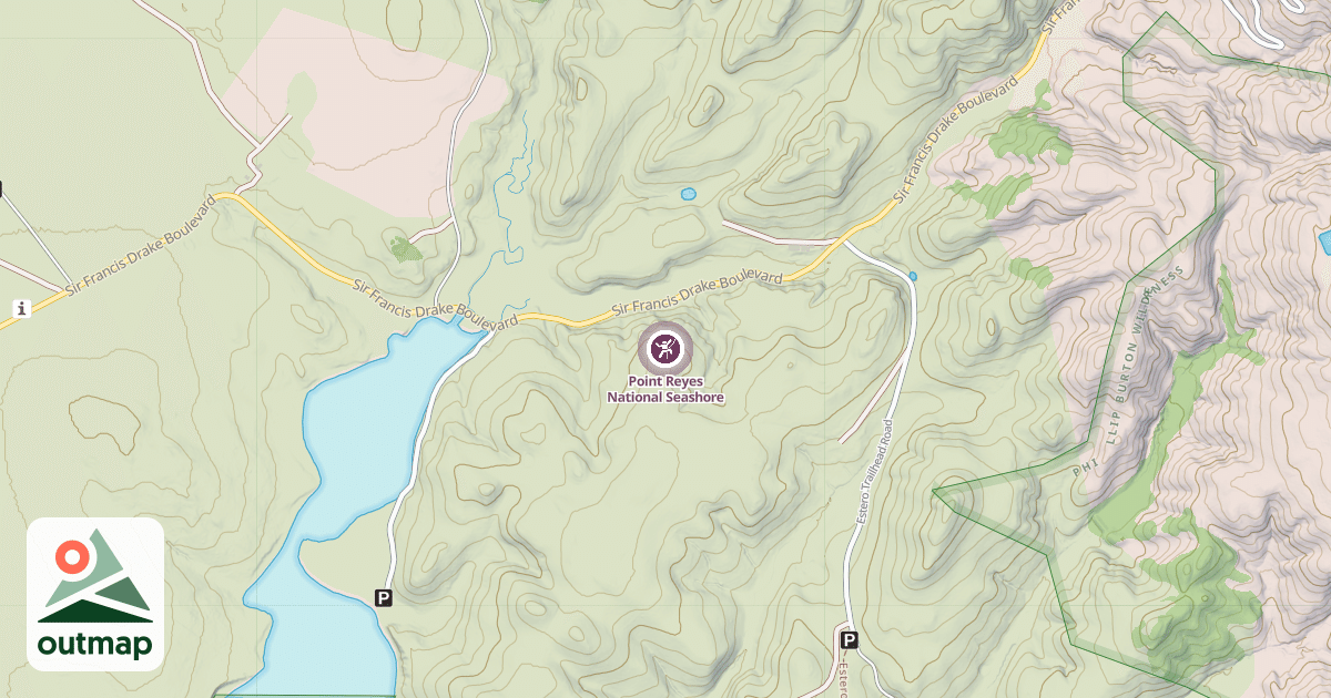 Map of Point Reyes National Seashore