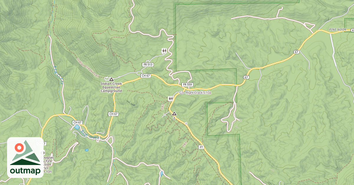 Map of G3 - Right Crack