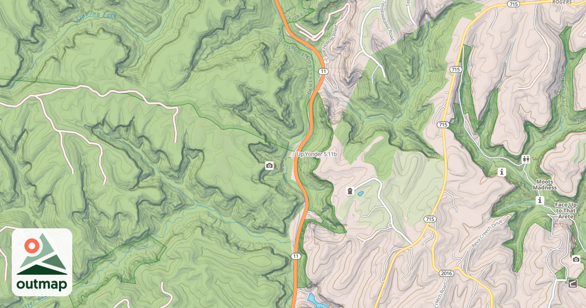 Map of Up Yonder