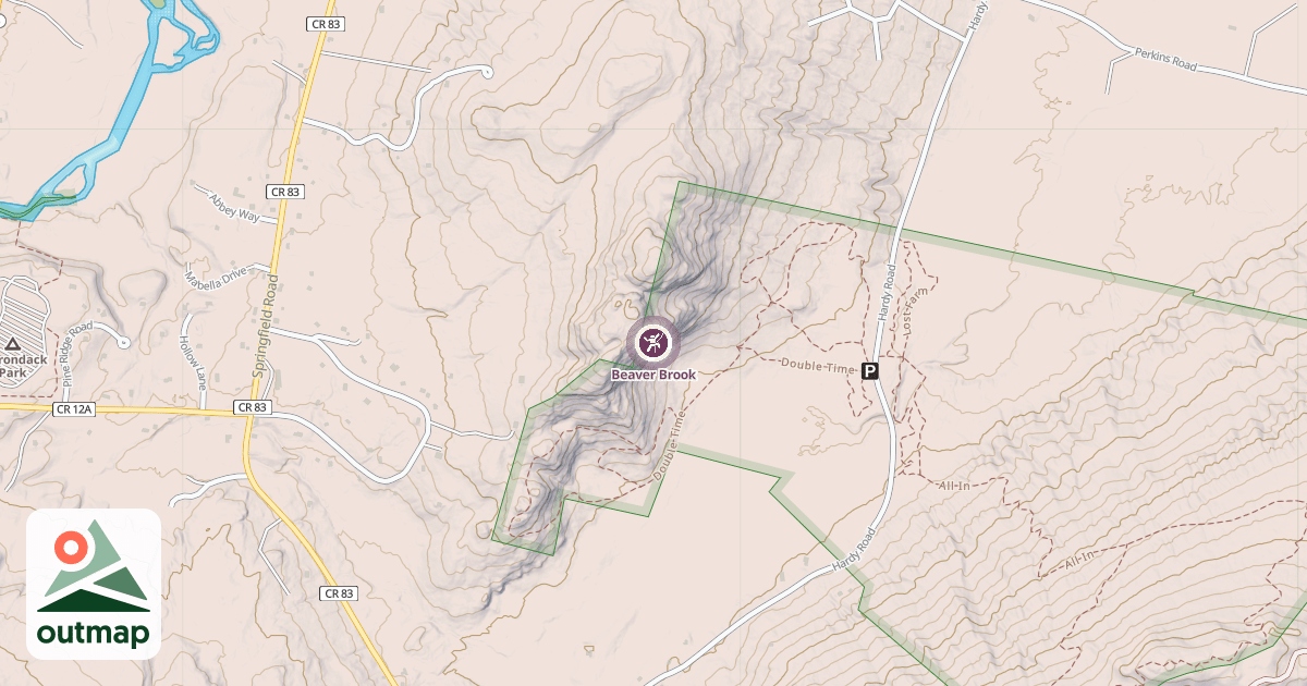 Map of Beaver Brook