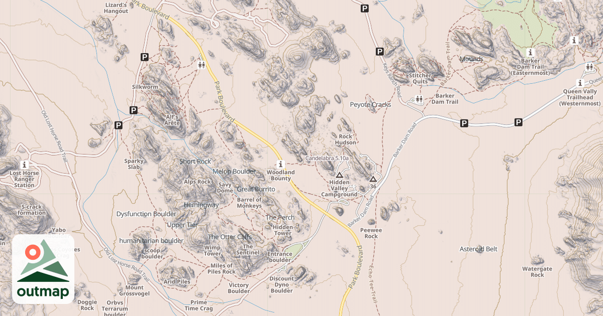 Map of Candelabra