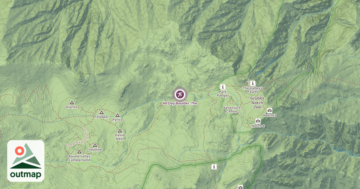Map of All Day Boulder, The