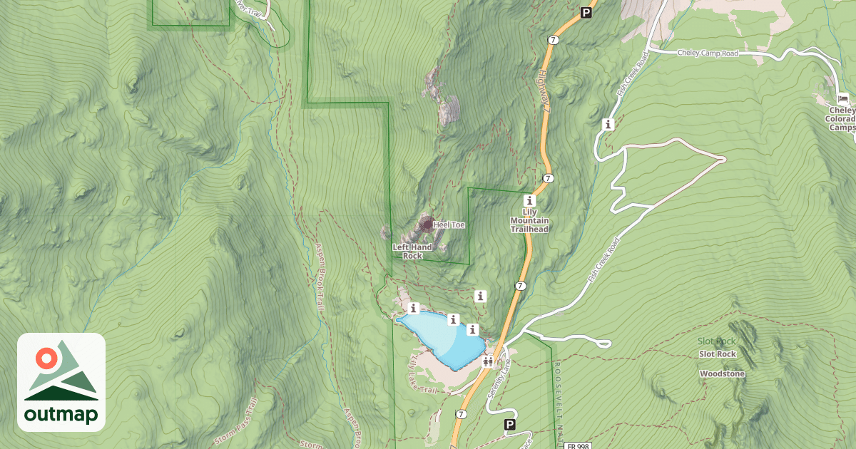 Map of Heel Toe