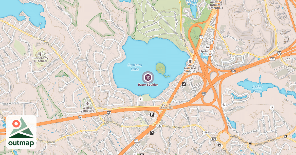 Map of Razor Boulder