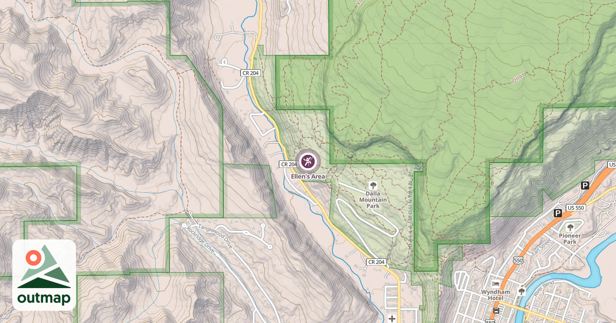 Map of Ellen's Area