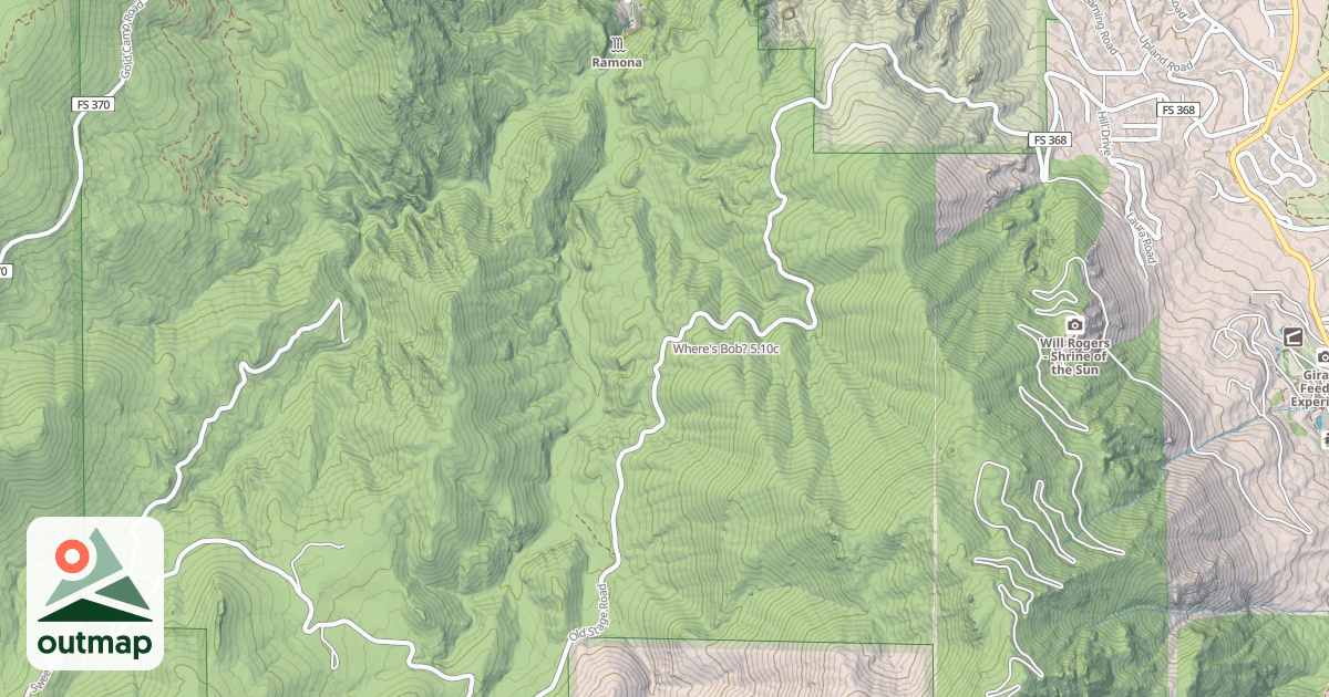 Map of Where's Bob?