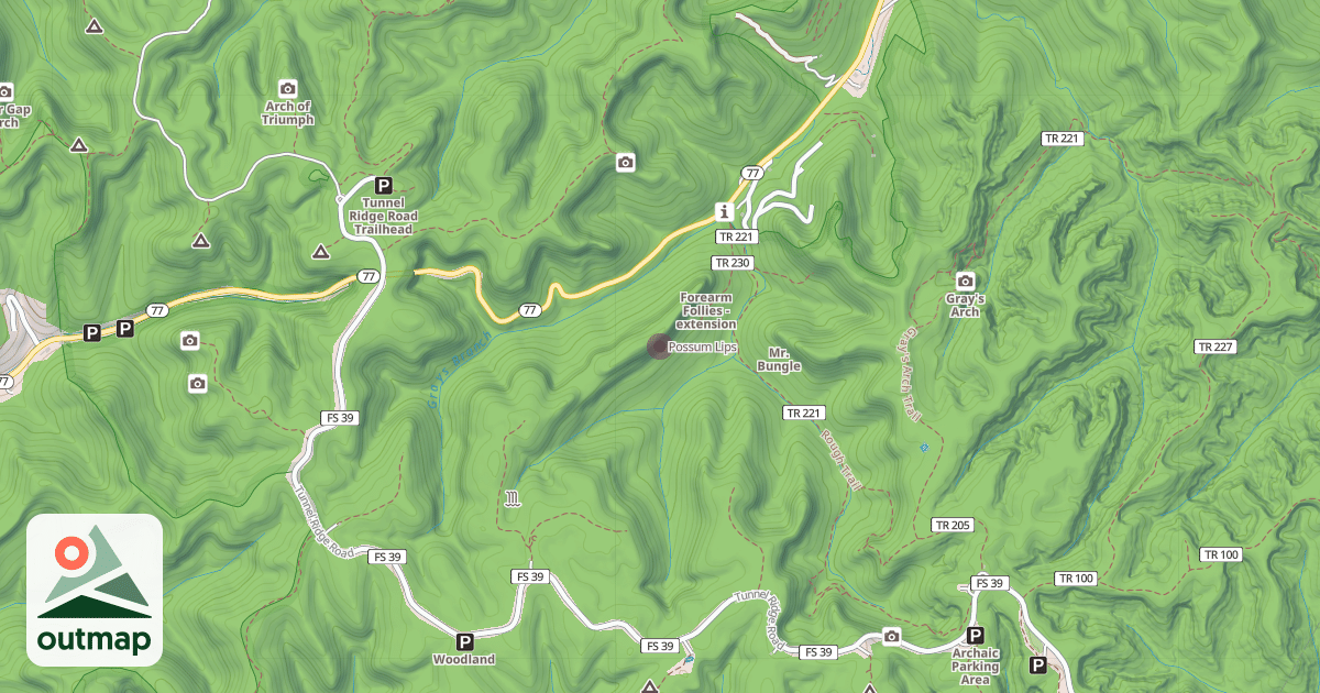 Map of Possum Lips