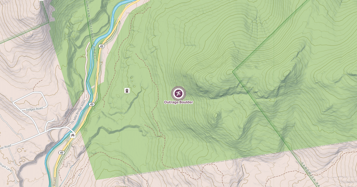 Map preview of Outrage Boulder