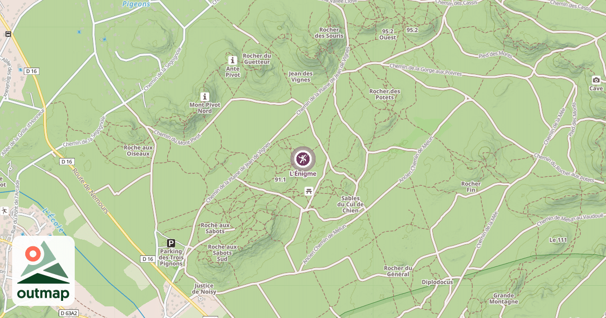 Map of L'Énigme