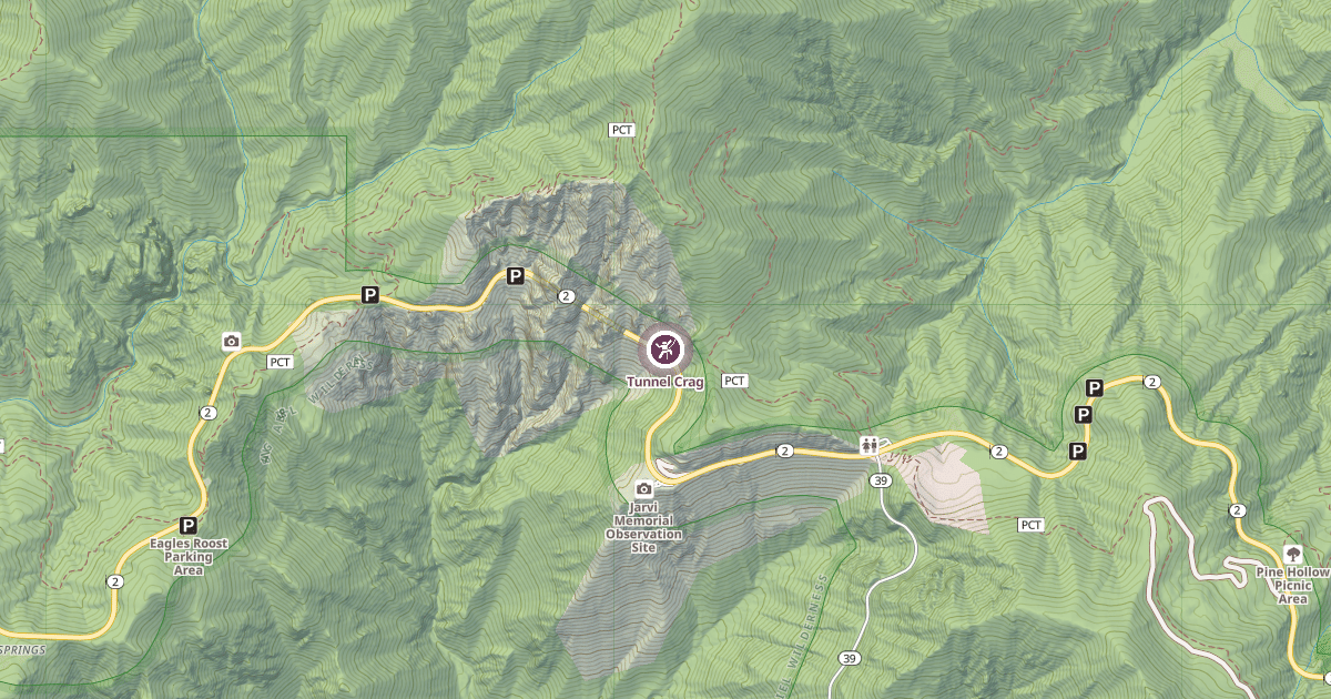 Map preview of Tunnel Crag