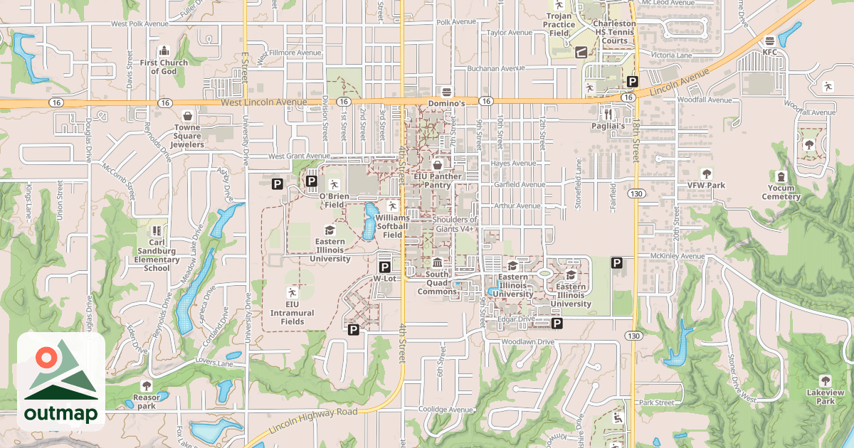 Map of Shoulders of Giants in Coles
