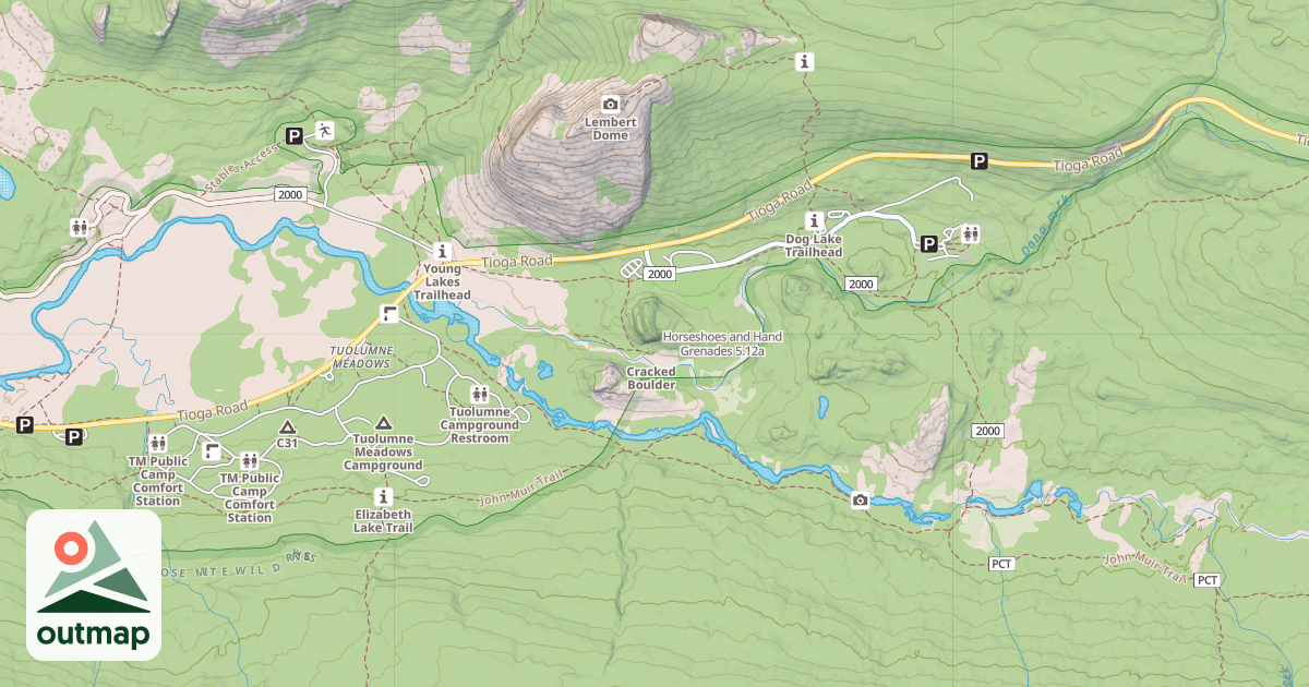 Map of Horseshoes and Hand Grenades