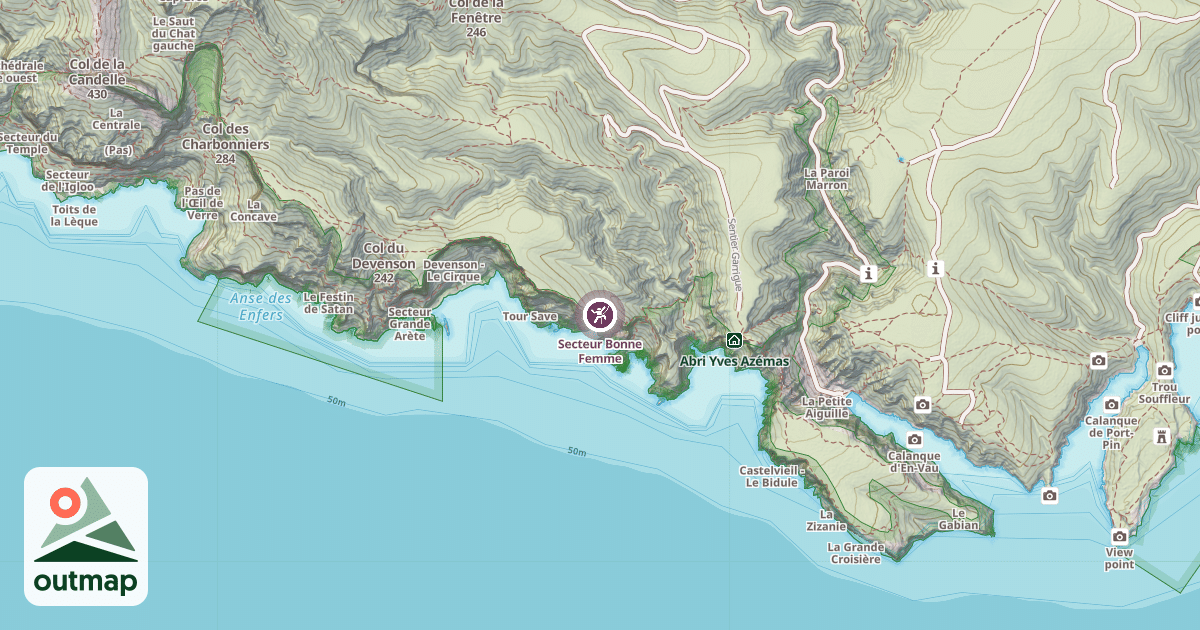 Map of Secteur Bonne Femme