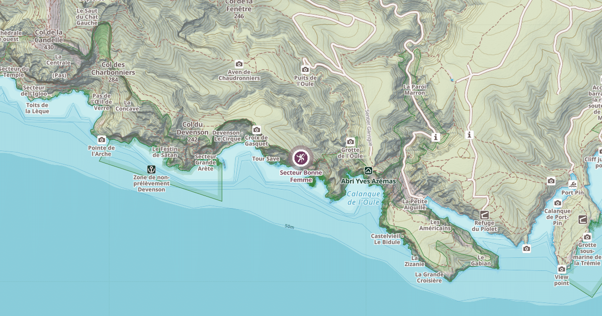 Map preview of Secteur Bonne Femme