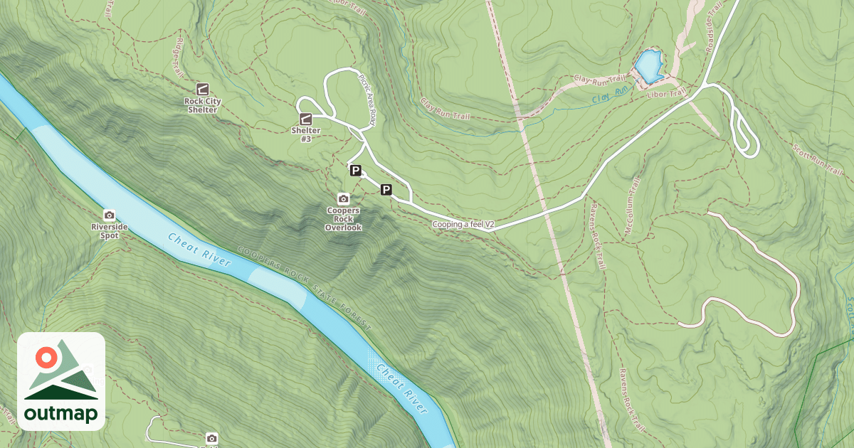 Map of Cooping a feel