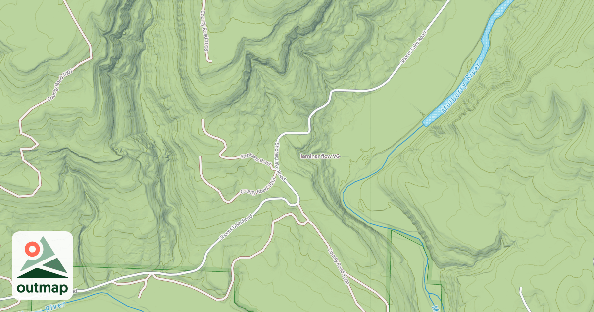 Map of laminar flow