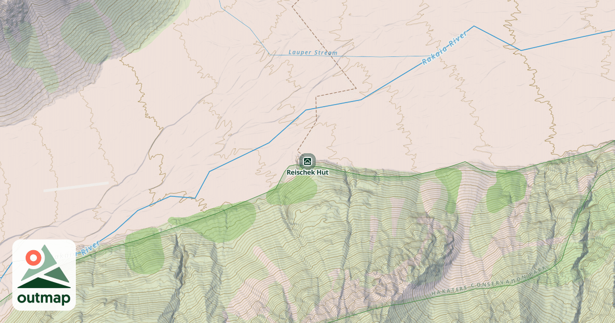 Map of Reischek Hut