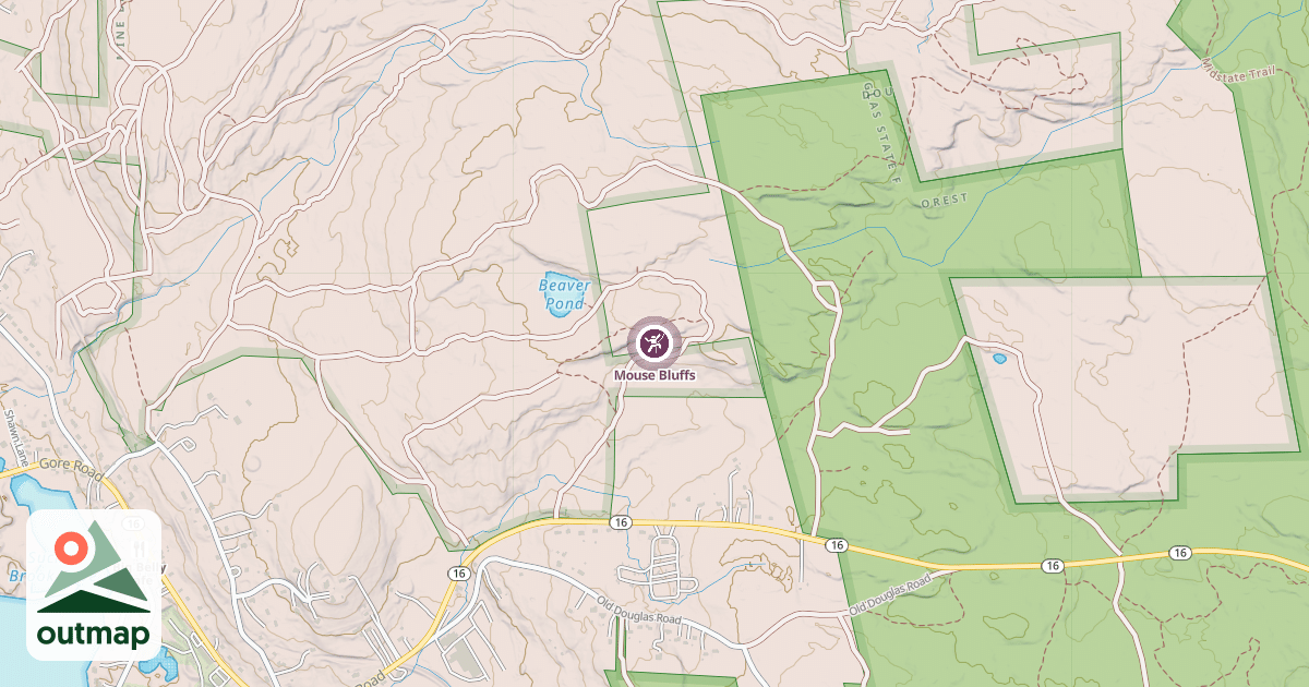 Map of Mouse Bluffs
