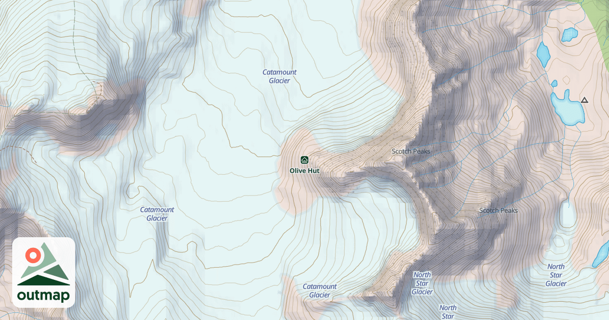 Map of Olive Hut