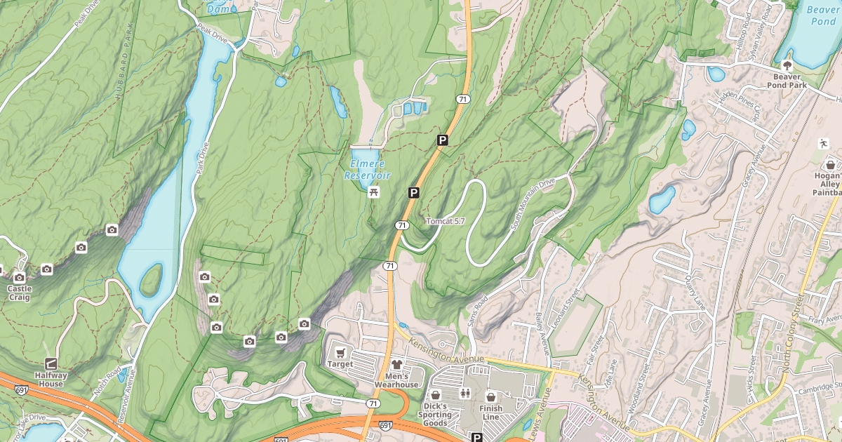 Map preview of Tomcat