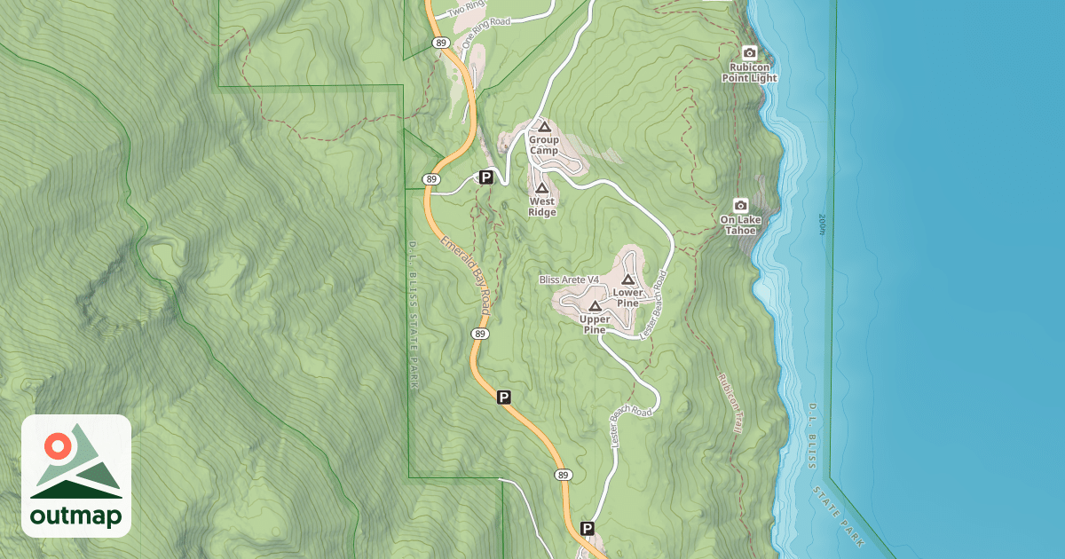 Map of Bliss Arete