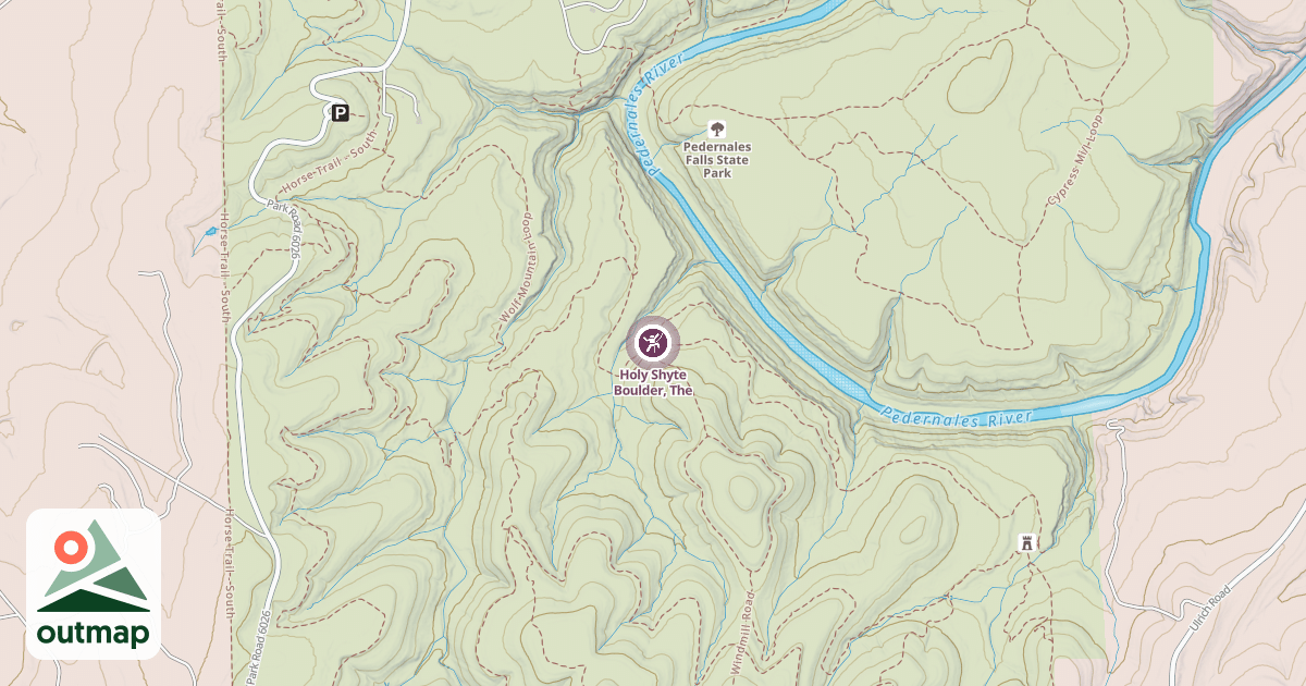 Map of Holy Shyte Boulder, The