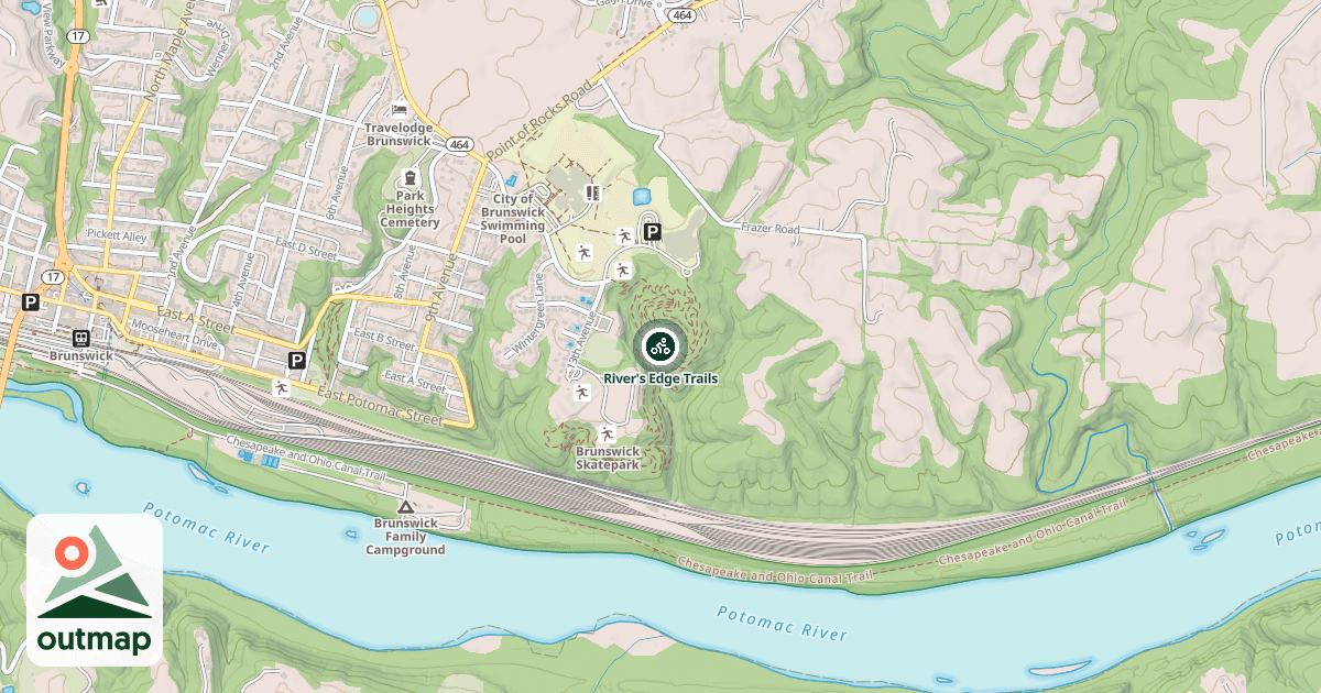 Map of River's Edge Trails