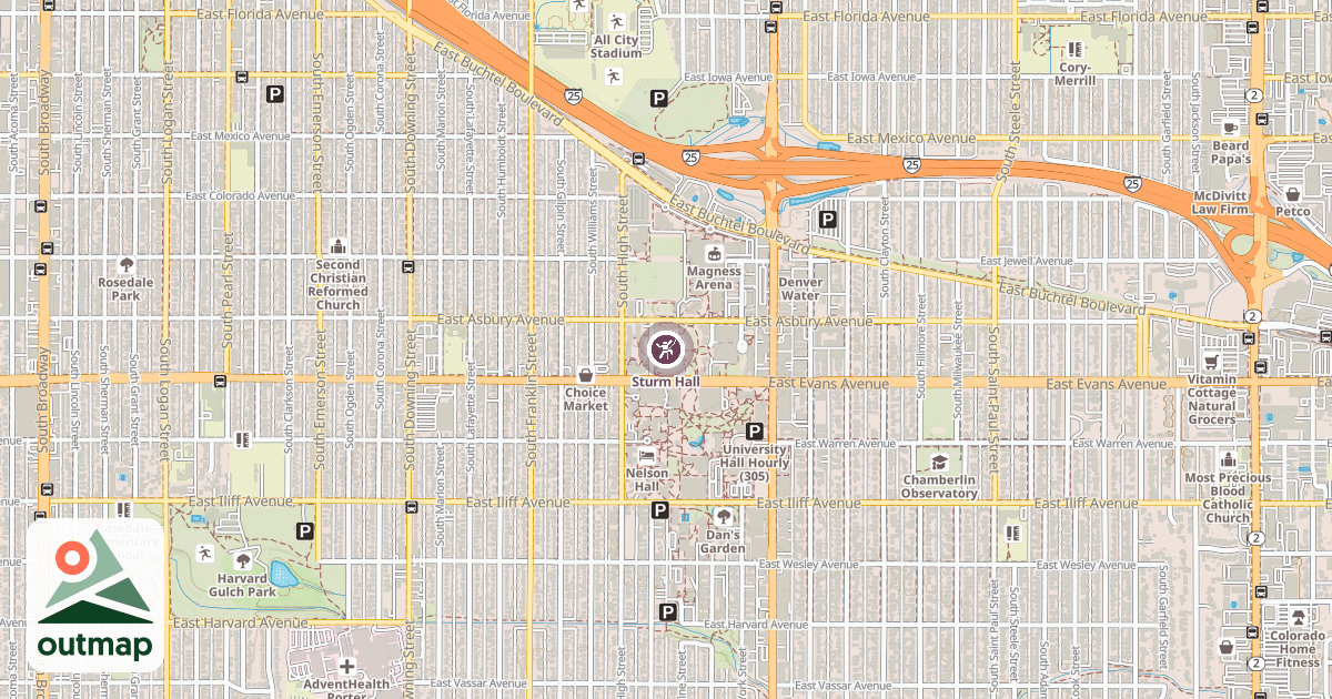 Map of Sturm Hall
