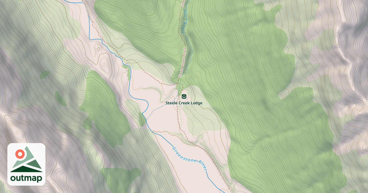 Map of Steele Creek Lodge