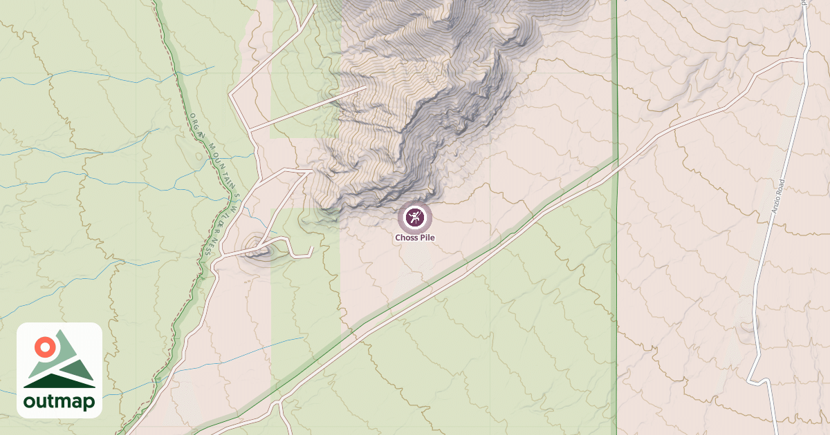 Map of Choss Pile