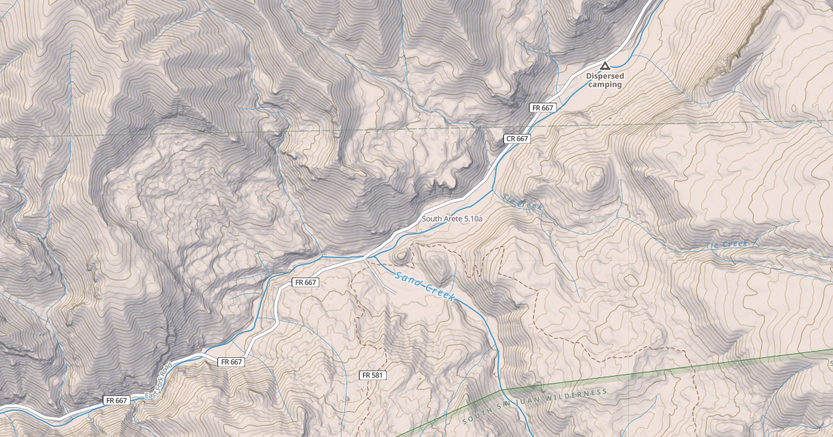 Map preview of South Arete