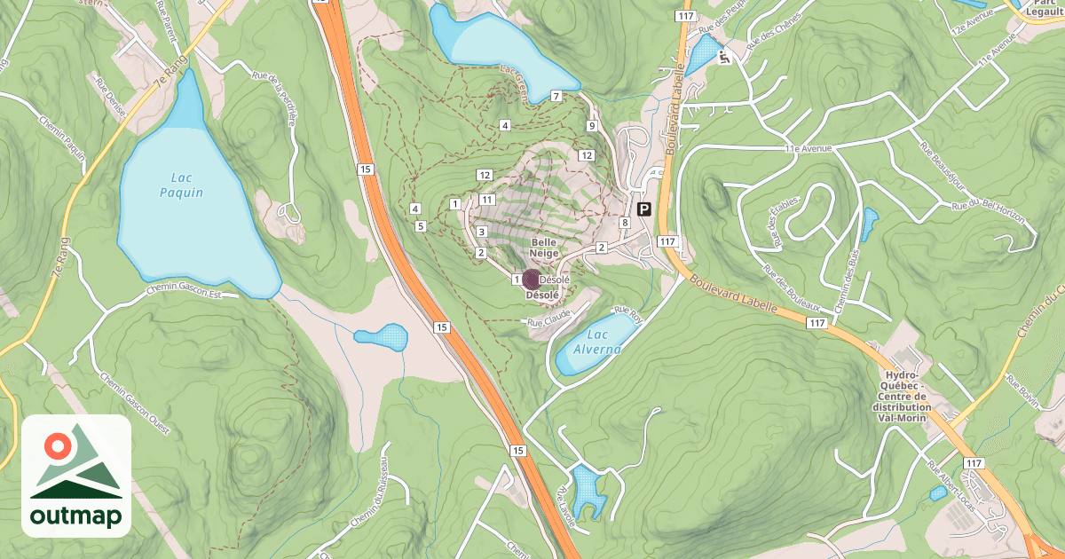 Map of Désolé