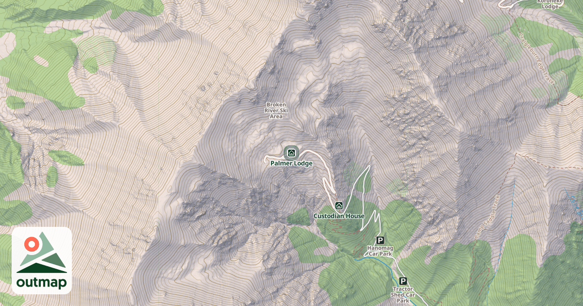 Map of Palmer Lodge