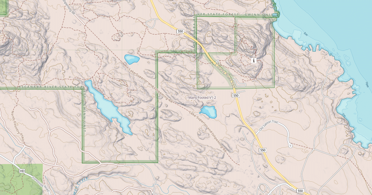 Map preview of Many Footed