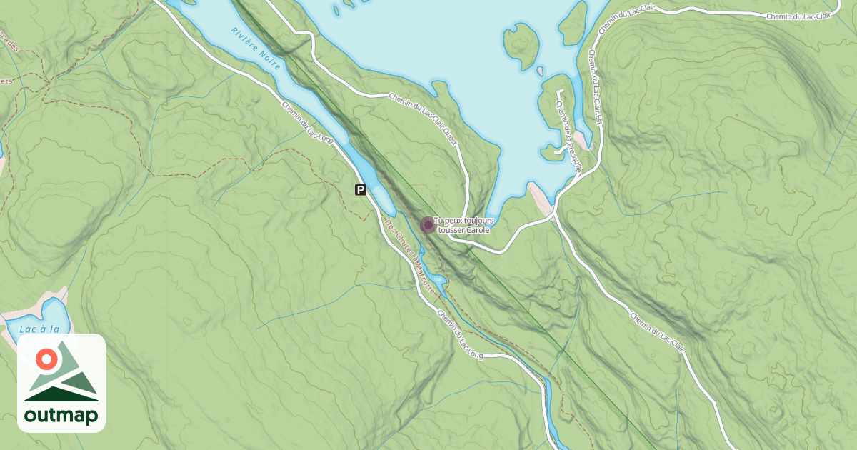 Map of Tu peux toujours tousser Carole