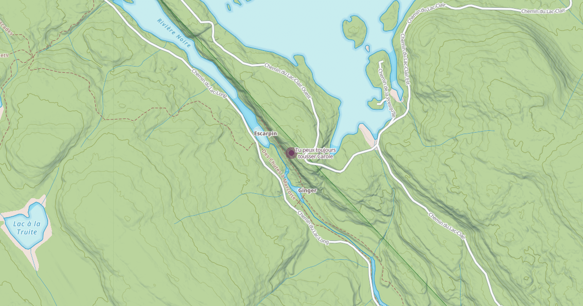 Map preview of Tu peux toujours tousser Carole