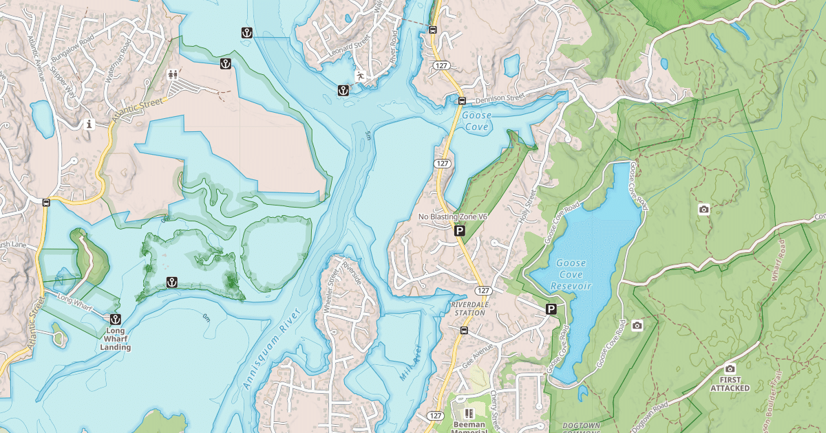 Map preview of No Blasting Zone