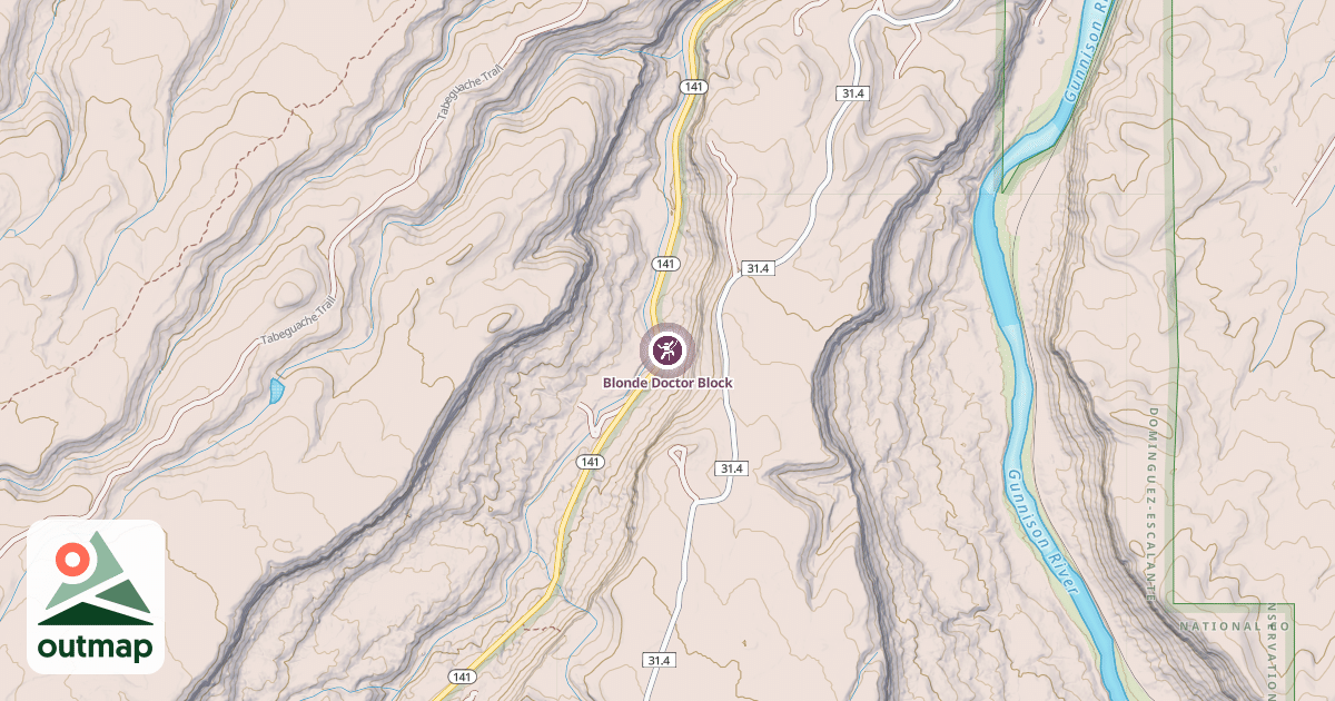 Map of Blonde Doctor Block