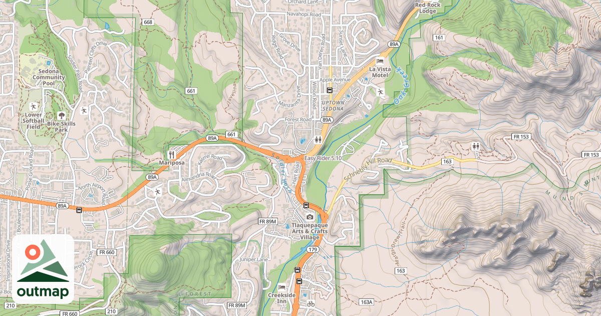 Map of Easy Rider