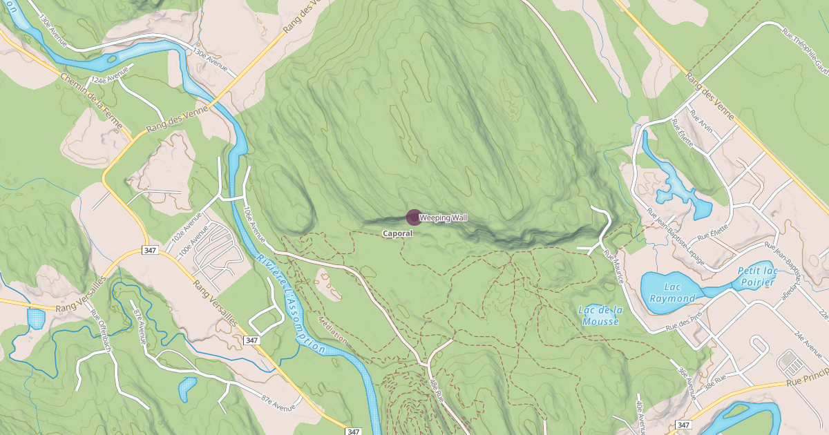 Map preview of Weeping Wall