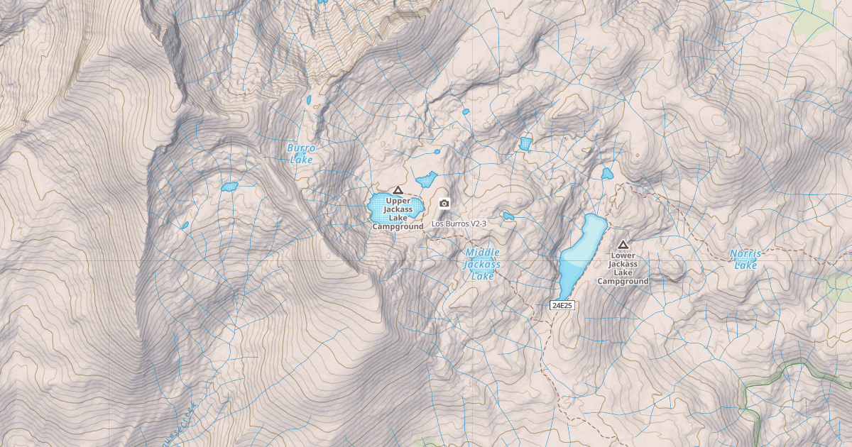 Map preview of Los Burros