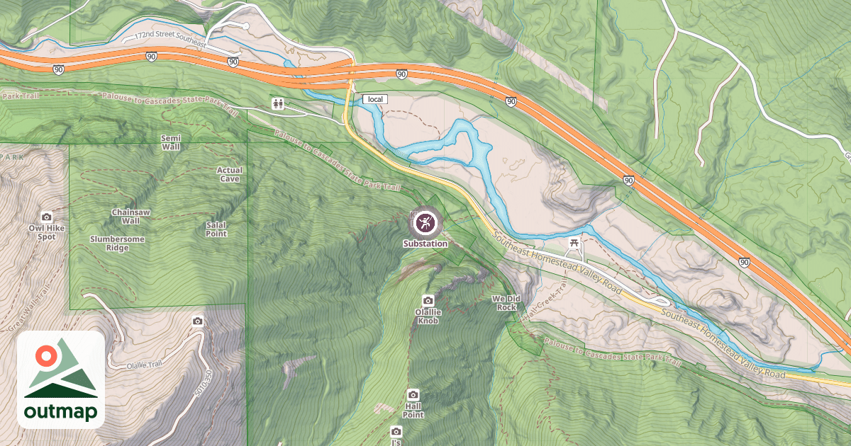 Map of Substation