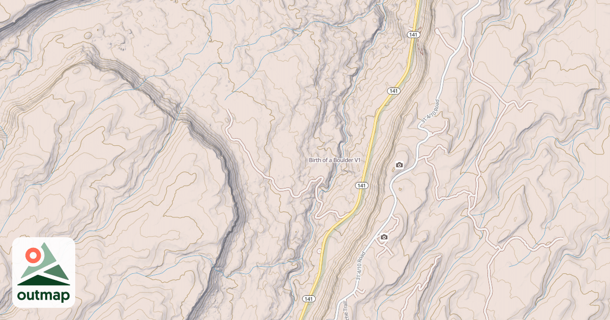 Map of Birth of a Boulder