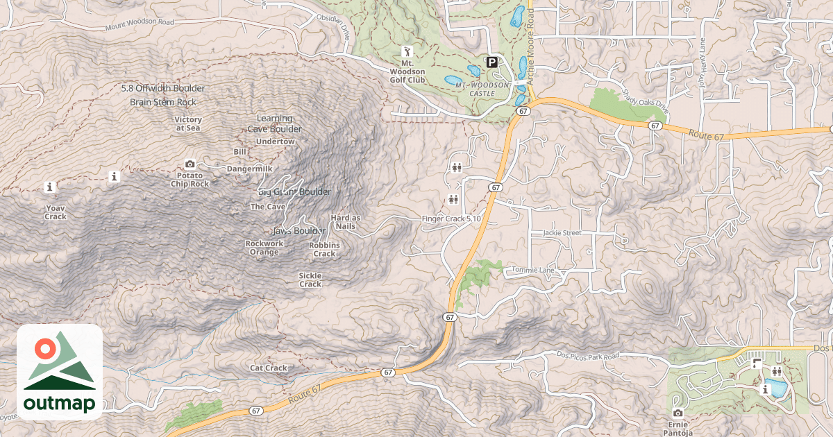Map of Finger Crack
