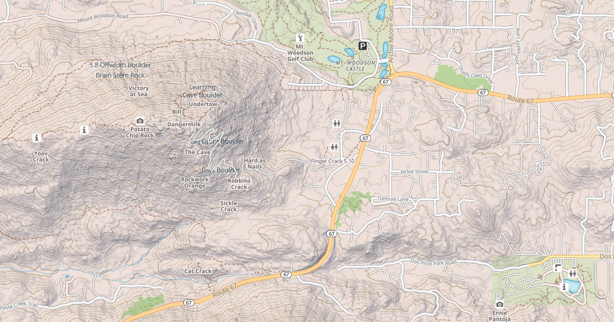 Map preview of Finger Crack