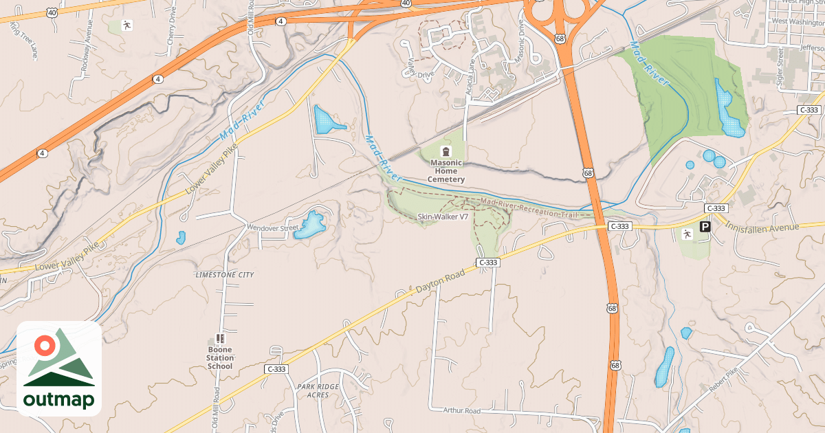 Map of Skin-Walker
