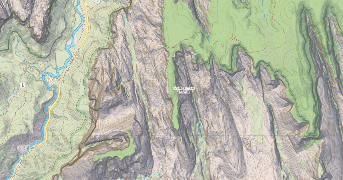 Map preview of South Buttress